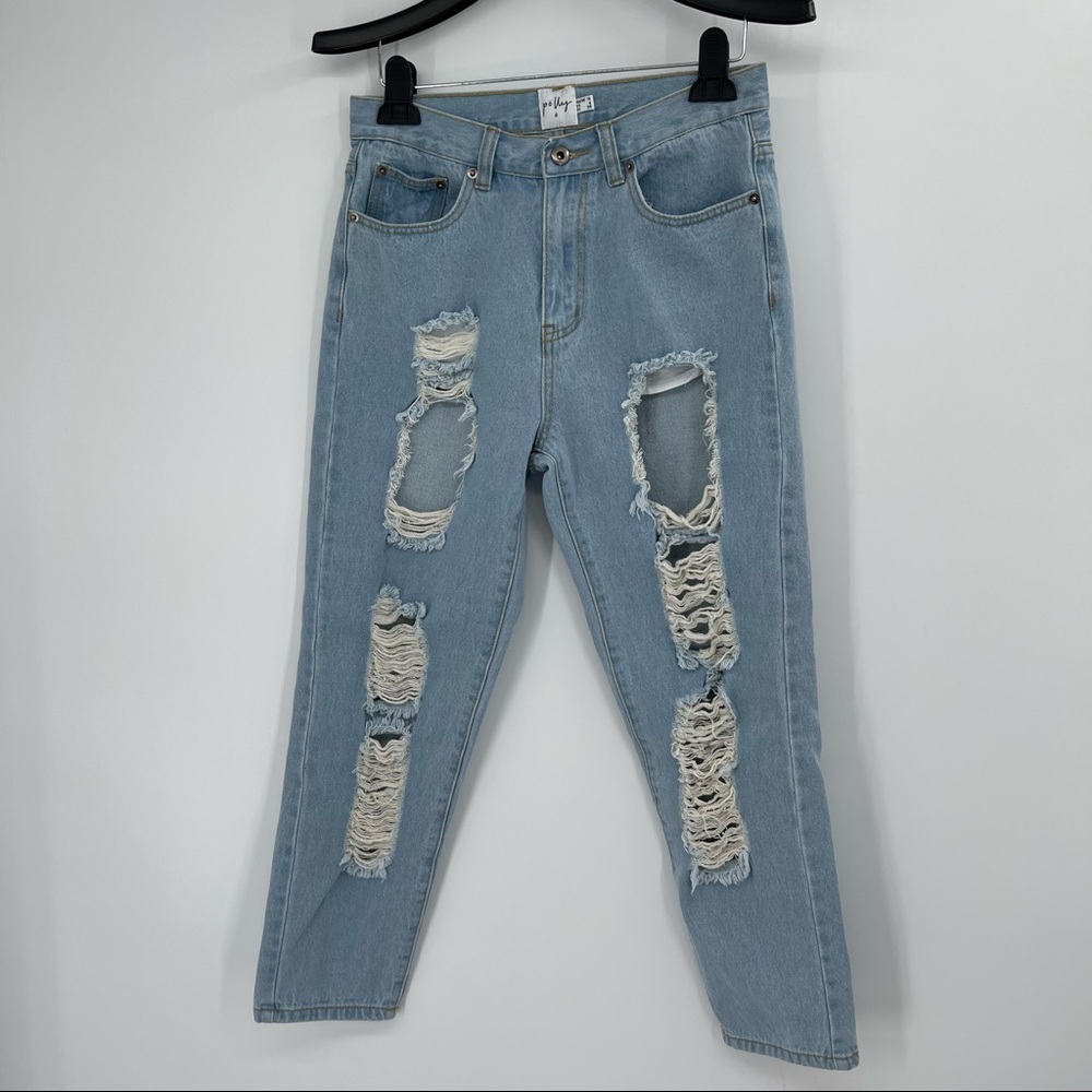 Polly by Princess Polly Destroyed Mom Jeans